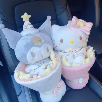 Sanrio Hello Kitty Kytice Cinnamoroll Kuromi Melódie Bábika Donáška Kvetov Narodeninám Valentína darček Pre Priateľku