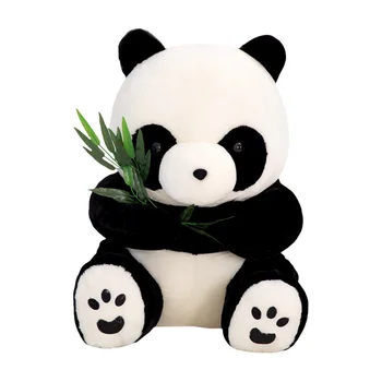 Panda Queen Size Vankúše Krásna Hračka Plnená Deti Zvierat Oblečenie Pre Bábiky Deti Pp Bavlna Darček