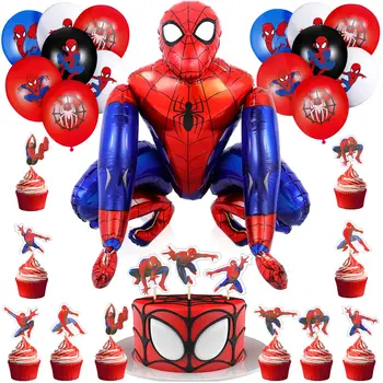 Balónová výzdoba pre detské narodeniny, fólie balón 55 x 63 cm, latexové balóny nastaviť na narodeniny tortu vňaťou