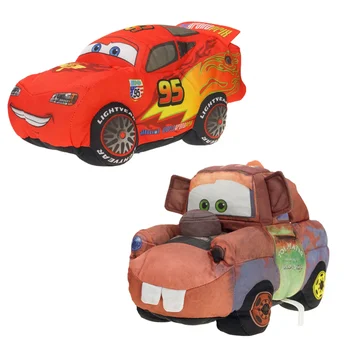 25 cm Disney Pixar Cars Blesk McQueen Plyšové Hračky Mater Autá Plnené Bábiky Hračky Lightning Deti autíčka Darček