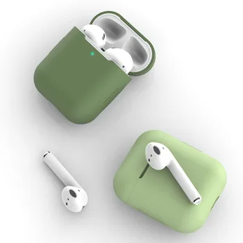 Silikónová Slúchadlá do uší pre Prípad Apple AirPods 2 Generácia Bezdrôtového pripojenia Bluetooth, Ochranný Kryt, Ultra-tenké Prípade Príslušenstvo