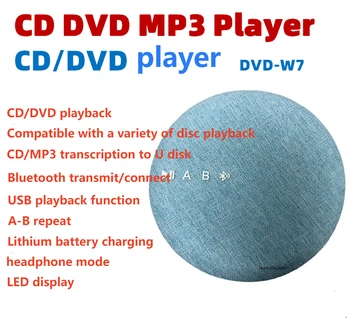 NOVÉ Vysoko Kvalitné Prenosné Bluetooth, CD Prehrávač DVD/VCD HIFI Reproduktory s USB Retro Hudby pomocou Diaľkového Ovládania domáceho sterea Stereo