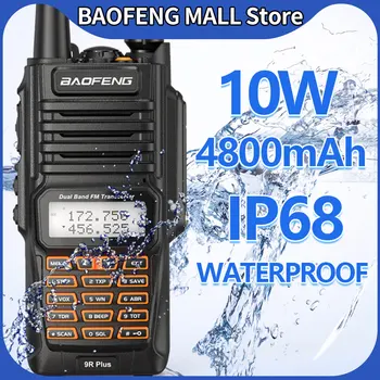 Horúce Baofeng UV-9R Plus Vodotesný IP68 Walkie Talkie 10W Dlhý Rad Silný Rádio VHF/UHF Prenosné Ham UV9R lov