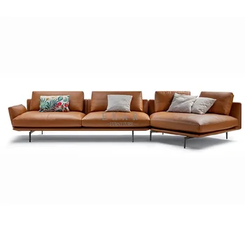 Moderný Dizajn Textílie Sectional Sofa Súčasného Gauči Obývacia Izba Gauč