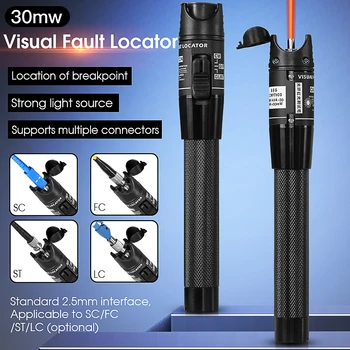 FTTH Optický Kábel Tester Tool Kit (Voliteľné) (OPM -50 ~+26dBm)Optické Power Meter&(30/1/10/20/50mw VFL)Vizuálne Poruchy Locator