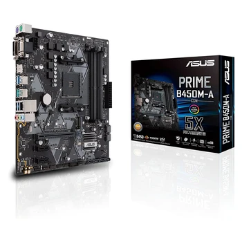 ASUS PRIME B450M-A AMD B450M (Ryzen AM4) Micro ATX základná Doska s M. 2 Podpora, HDMI/DVI-D/D-Sub, SATA 6 gb / S, 1 Gb Ethernet