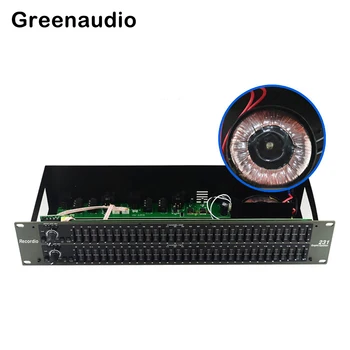 GAX-231 Profesionálne Ekvalizér fáze analógový Dual Channel 31 Band stereo 231 EQ audio Signál Procesor