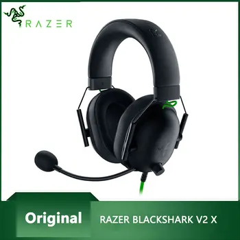 Razer BlackShark V2 X Káblové Gaming Headset 7.1 Priestorový Zvuk Hra Pre PS4,PS5, Nintendo Prepínač, Xbox, mobilné zariadenia slúchadlá