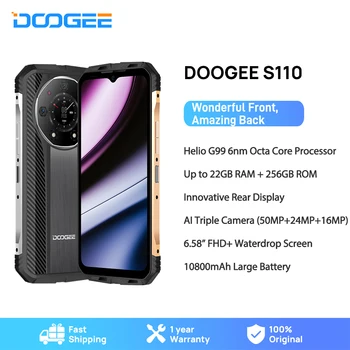 DOOGEE S110 Robustný 12 GB+256 GB Zadné Displej 6.58