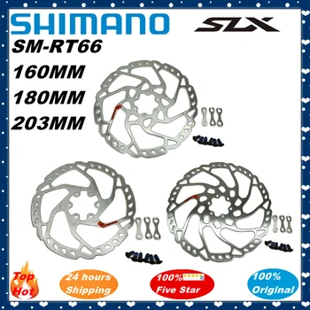 Shimano Deore SLX SM RT66 6 Skrutka Kotúčové Brzdy Rotora 160mm 180 mm 203mm 6 Skrutka MTB Bike Kotúčové Brzdy Rotory