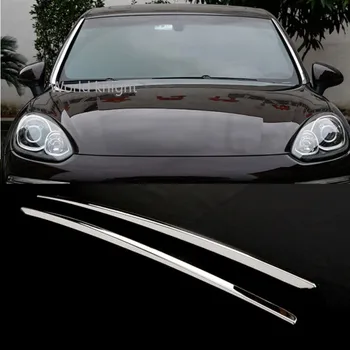 Pre Porsche Cayenne macan na roky 2011-2020 Chrome Nerezové Predné Sklo Výbava Pásy Auto Príslušenstvo