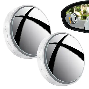 Kolo Auto Mirror 1 Pár 360 Stupňov Nastavenie Zrkadla prísavky Kolo Tvarované Blind Spot Zrkadlá Pre Automobily, SUV, Nákladné automobily