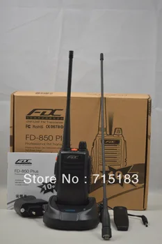 2013 Nový Príchod FD-850 Plus 10Watt UHF 400-470MHz Profesionálne FM Vysielač walkie talkie 10km 10w nepremokavé ham rádio