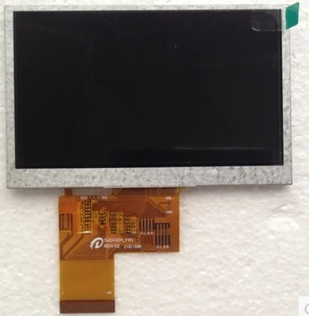 4.3 inch 40PIN 16.7 M TFT LCD Farebný Odporový Dotykový Displej 24Bit RGB Rozhranie 480*272