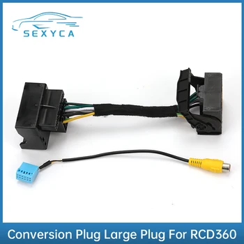 Konverzia Plug tlačidiel PQ MQB Veľké kábel pre VW MIB Headunit RCD360 RCD360 Pro