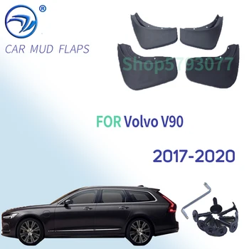 OE Štylizované Tvarovaný Auto Blato Klapky Pre Volvo V90 2017 - 2018 2020 Mudflaps Splash Stráže Blato Klapka Blatníky Príslušenstvo Auto Styling