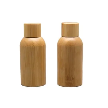 30ML 10pcs/veľa Superior Grade Prázdne Základné Fľaše, Bambusové Drevené Podstate Naplniteľné Nádoba, Bezpečnostné Bambusu Základné Fľašu