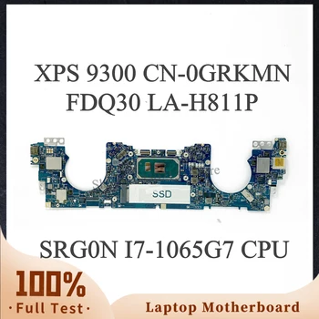 GRKMN 0GRKMN CN-0GRKMN FDQ30 LA-H811P Doske Pre DELL XPS 13 9300 Notebook Doske W/SRG0N I7-1065G7 CPU 100%Plnej Testované OK