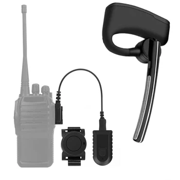 Baofeng Walkie Talkie Náhlavnej súpravy Bluetooth Bezdrôtové Slúchadlá s Mikrofónom obojsmerné Rádiové K Typ slúchadiel pre Ham Rádio palubného telefónu PTT