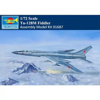 Trumpeter 01687 1/72 ruského Tu-128 M Fiddler Fighter Intercepter Lietadlo Auta TH10445-SMT2