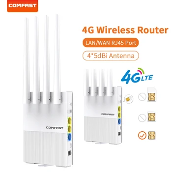 COMFAST Nepremokavé Vonkajšie 150Mbps Router, Modem 4g Wifi Sim Karty CAT4 LTE Smerovače pre IP Kamery/Mimo WiFi Pokrytie