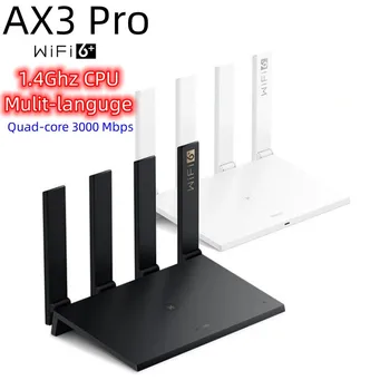 HW router AX3 PRO Wifi 6+3000mbps, pôvodný quad-core WiFi oka rozšírenie repeater, 4 high gain antény 2.4 G/5G doprava zadarmo