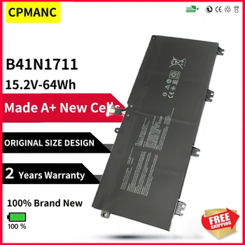 CPMANC 15.2 V 64Wh Notebook Batérie B41N1711 Pre ASUS ZX63 ZX63VD ZX73VM GL703 FX705D FX705 GL503GE GL703VM GL703VD GL703GE