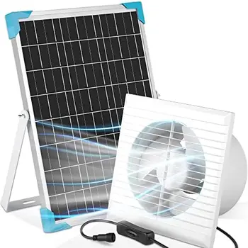Solárny pohon Ventilátora, 15W Solárny Panel IP65 Vodeodolný s Solárnych odťahový Ventilátor pre Skleník, Prístrešok, Kuracie Coop, Pet Domy, Outsid
