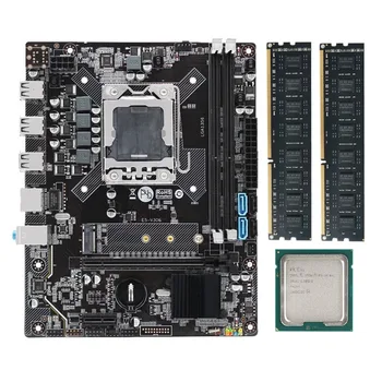 X79 Doska Set Kit LGA 1356 s Xeon E5 2420 V2 CPU 8GB(2X4GB) DDR3 Ecc Reg Ram Nvme M. 2 Sdd Mico-Atx E5-V304