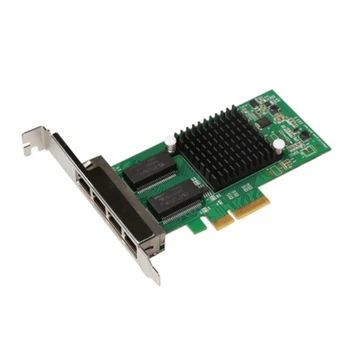PCIE 4X Karta Intel I350-T4E thernet 1000Mbps Ploche RJ45X4 Port Nic Y3ND