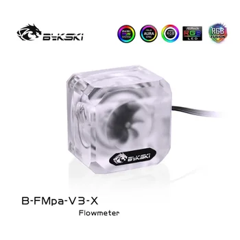 Bykski B-FMpa-V3-X Matný Akrylový Vodných Tokov G1/4 RBW(5v) RGB(12v) Osvetľovací Systém Vodného Chladenia Tokov