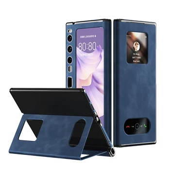 Luxusné Flip Magnetické Kožené puzdro Pre Huawei Mate Xs 2 Telefón Prípade, že Všetko-v cene Ochrany Stojan, Kryt na Huawei Mate XS2 Prípade